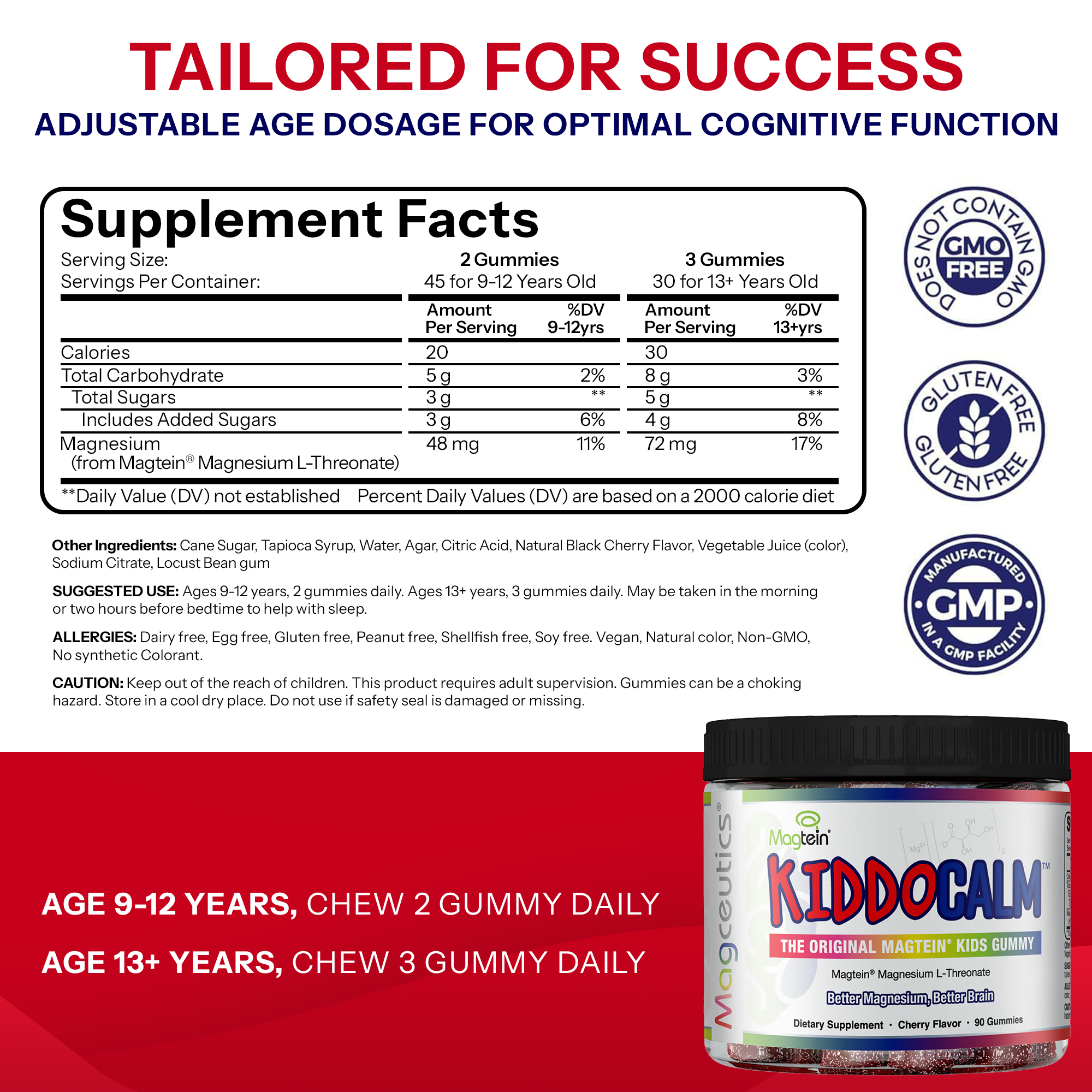 KIDDOCALM® Magtein GUMMIES