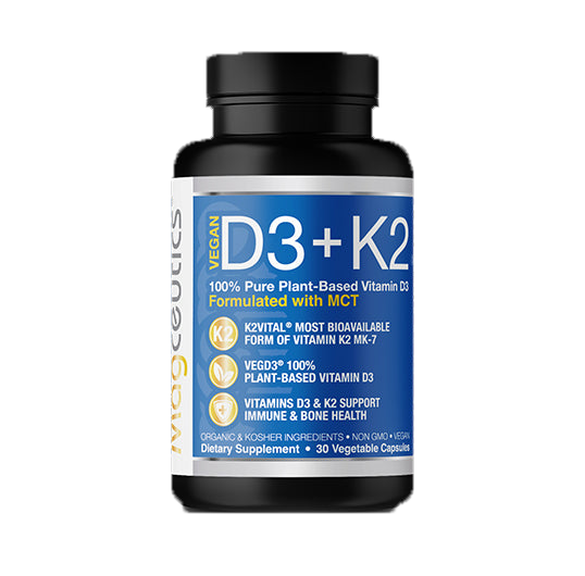 Vegan Vitamin D3 + K2 - 30 Capsules - MAGCEUTICS