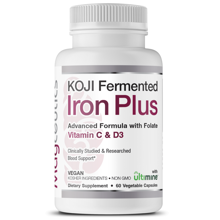 Koji Fermented Iron Plus - 60 Capsules - MAGCEUTICS