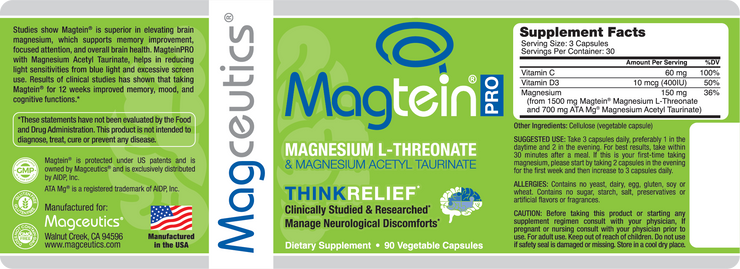 MAGTEINPRO 90 Capsules